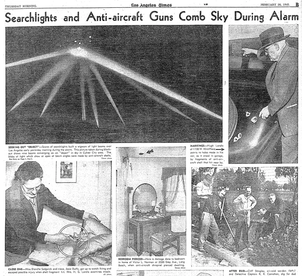 Los Angeles Times photograph, 25 February 1942