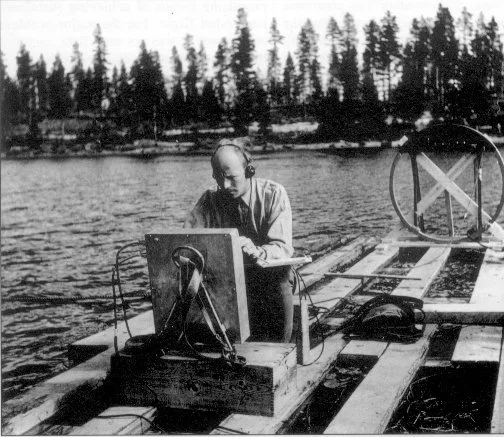 Military search of Lake Kölmjärv, July 1946