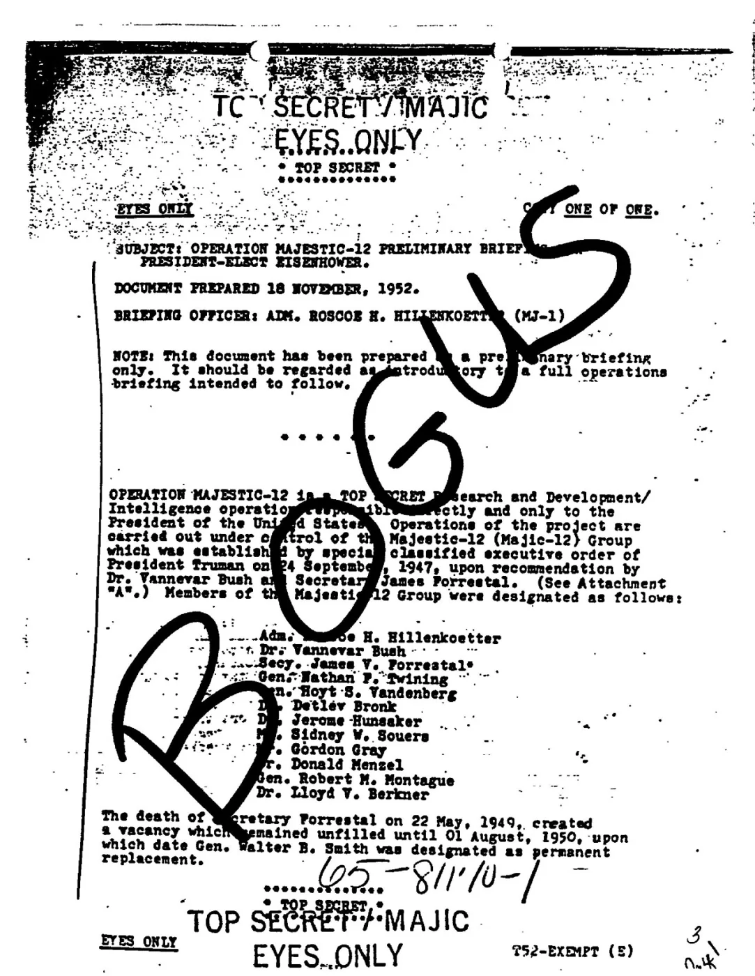 FBI file on the MJ-12 papers
