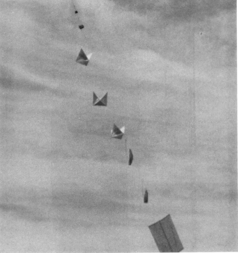 Project Mogul balloon train (USAF report, 1995)