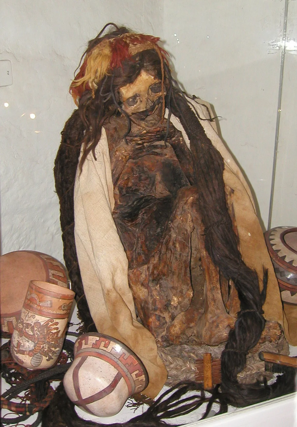 A Nazca-culture mummy, Cusco museum