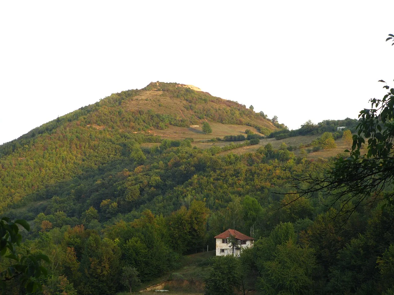 Visočica hill above Visoko