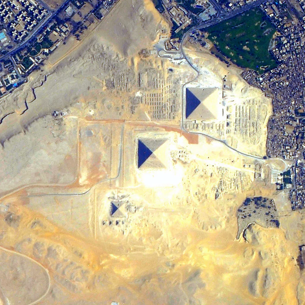 Giza from the International Space Station