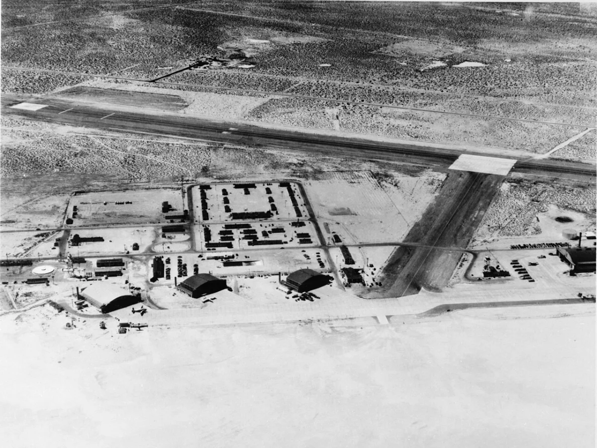 Edwards Air Force Base flight line