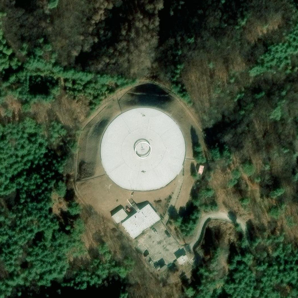 Satellite image of the Yangju navigation platform